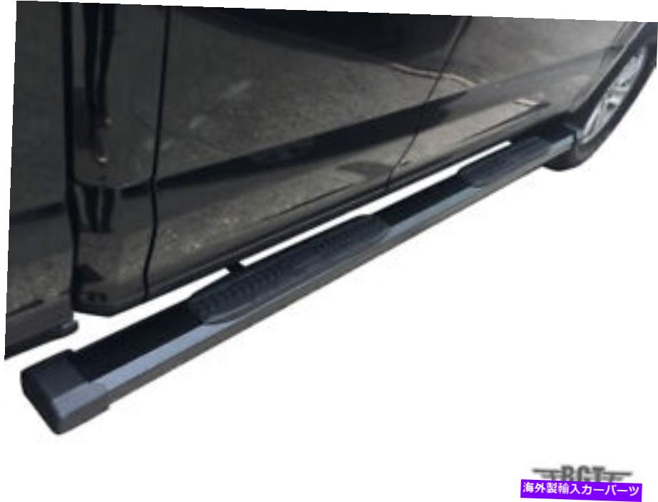 Nerf Bar BGTブラックパウダーコートCB1ランニングボード|マルチフィット BGT Black Powdercoat CB1 Running Boards | Multi-fitment【並行輸入品】