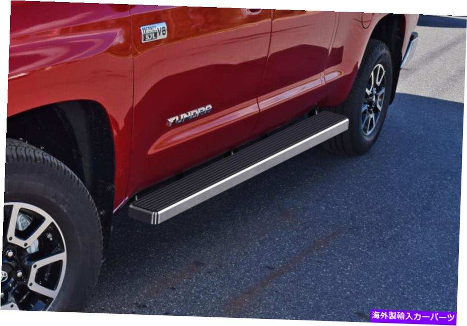 Nerf Bar iboard洗練されたステンレス鋼のnerfバーフィット07-21トヨタツンドラダブルキャブ iBoard Polished Stainless Steel Nerf Bars Fit 07-21 Toyota Tundra Double Cab【並行輸入品】