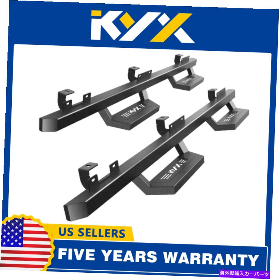Nerf Bar 2018-2020のジープラングラーJL 4DOORサイドステップパッドランニングボードnerfバー For 2018-2020 Jeep Wrangler JL 4Door Side Steps Pads Running Boards Nerf Bars US【並行輸入品】