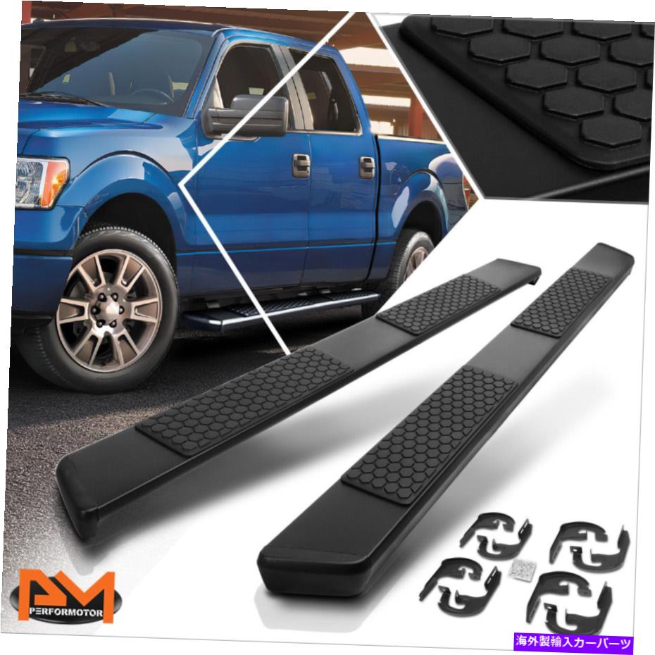 Nerf Bar 04-14フォードF150クルーキャブ5.5 "ハニカムステップパッドナーフバーランニングボードブラック For 04-14 Ford F150 Crew Cab 5.5"Honeycomb Step Pad Nerf Bar Running Board Black【並行輸入品】｜Us Custom Parts Shop USDM