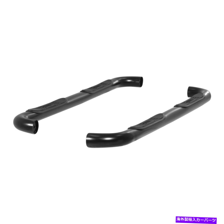 Nerf Bar 牡羊座3インチラウンドブラックナーフバー2003-09トヨタ4runnerのサイドステップ Aries 3in Round Black Nerf Bars Side Steps for 2003-09 Toyota 4Runner【並行輸入品】