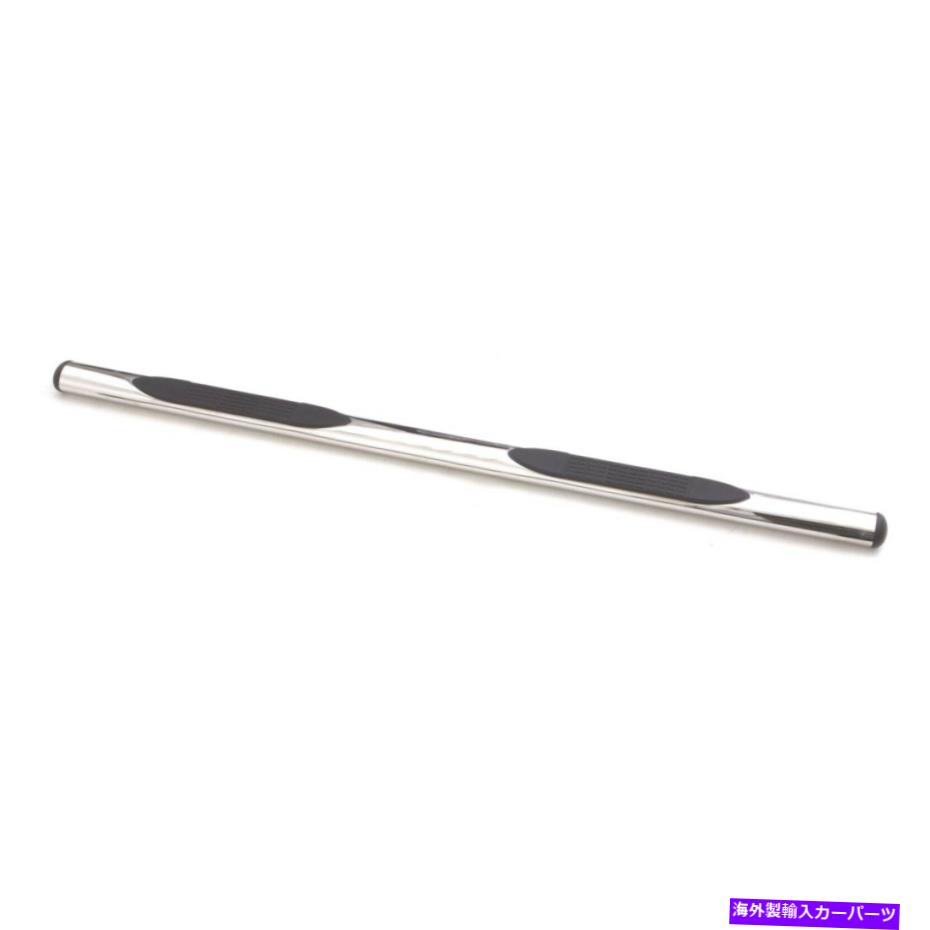 Nerf Bar Lund 23510545 Silverado/Sierra Crew用の楕円形のストレートステンレス鋼nerfバー Lund 23510545 Oval Straight Stainless Steel Nerf Bar for Silverado/Sierra Crew【並行輸入品】