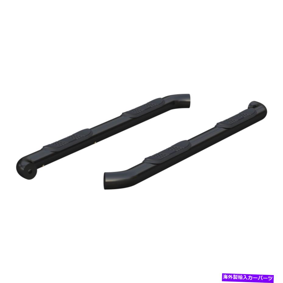 Nerf Bar 牡羊座3インチラウンドブラックナーフバーコロラド/キャニオンクルーキャブのサイドステップ Aries 3in Round Black Nerf Bars Side Steps for 15-22 Colorado/Canyon Crew Cab【並行輸入品】