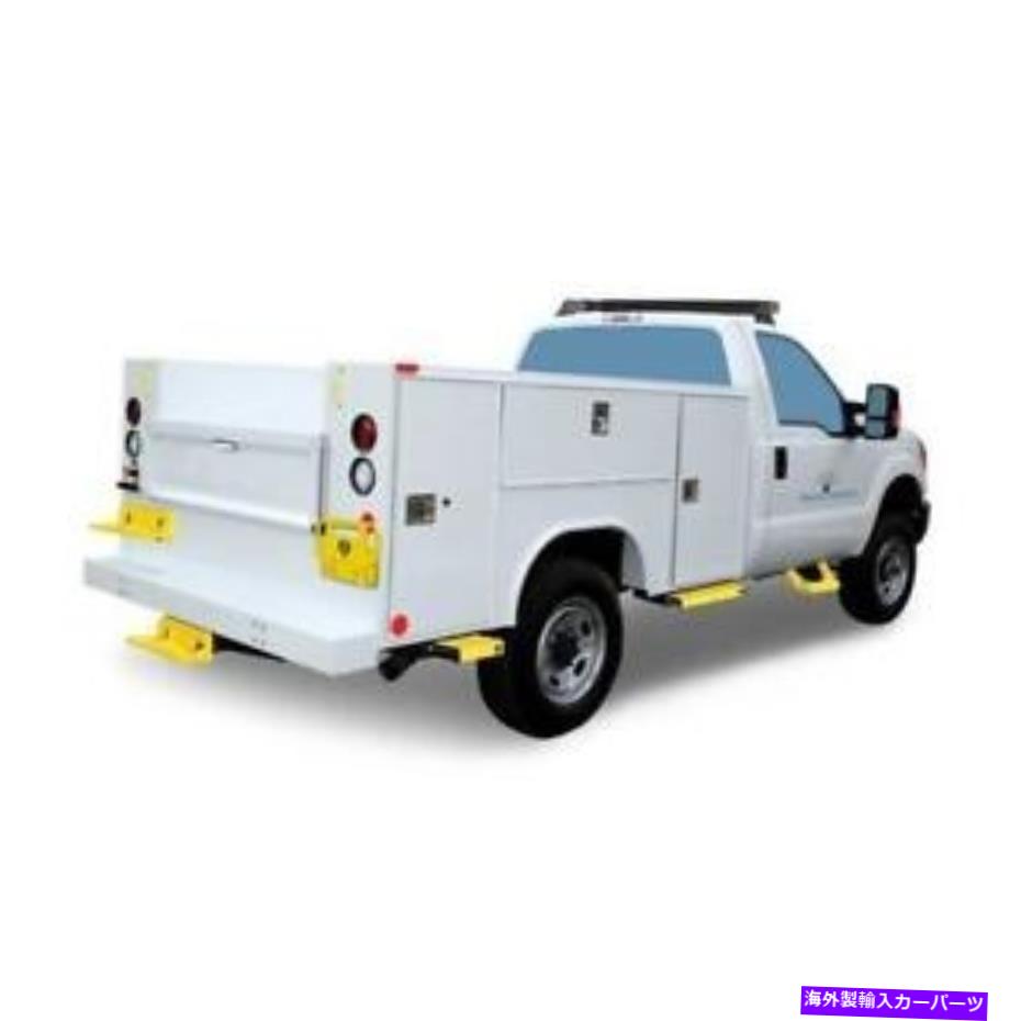 Nerf Bar カースーパーフープxp7安全イエローパウダーコートペア124877 CARR Super Hoop XP7 Safety Yellow Powder Coat Pair 124877【並行輸入品】