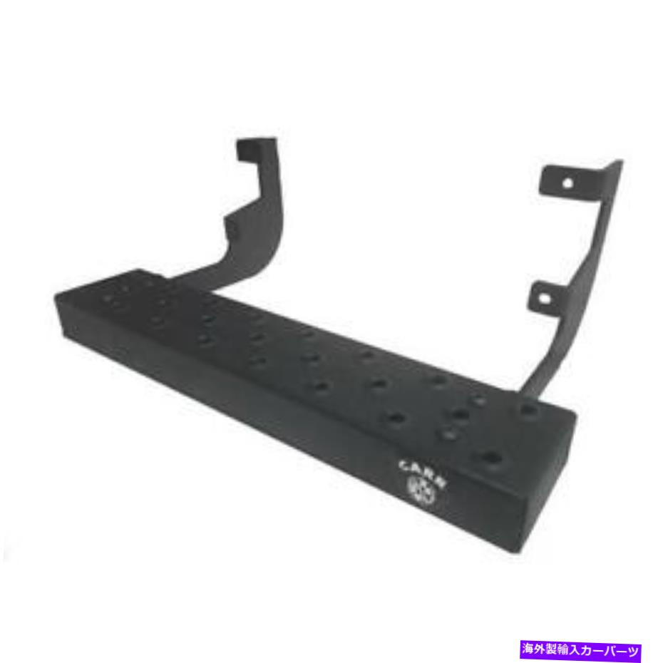 Nerf Bar カーファクトリーステップXP3ブラックパウダーコートシングルステップ451001-1 CARR Factory Step XP3 Black Powder Coat Single Step 451001-1【並行輸入品】