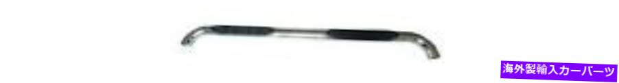 Nerf Bar Value Brand dr008s nerf bar with step pad Value Brand DR008S Nerf Bar With Step Pads 3 Inch Round Bent Polished【並行輸入品】