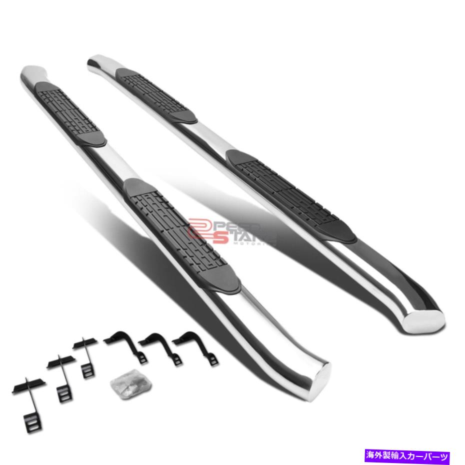 Nerf Bar 2PCS CHROME 4 "15-22フォードF150/スーパーデューティクルーのための湾曲楕円形のサイドステップnerfバー 2PCS CHROME 4"CURVED OVAL SIDE STEP NERF BAR FOR 15-22 FORD F150/SUPER DUTY CREW【並行輸入品】｜Us Custom Parts Shop USDM 100,210円