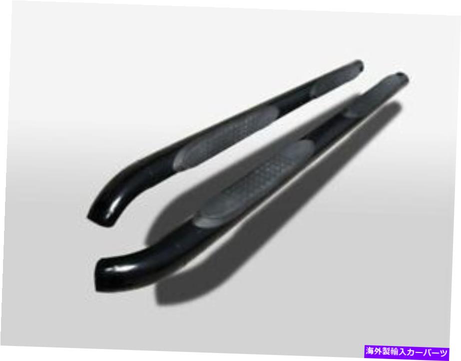 Nerf Bar 3インサイドステップブラックフィット2014-2022ジープチェロキー 3in Side Steps Black fit 2014-2022 Jeep Cherokee【並行輸入品】