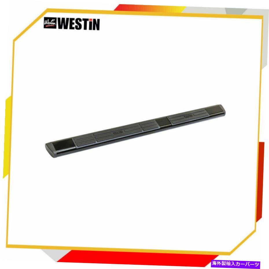 Nerf Bar ウェスティン22-6005プレミア6インチ Westin 22-6005 Premier 6 in. Steel Oval Nerf Step Bars Cab Length Black【並行輸入品】