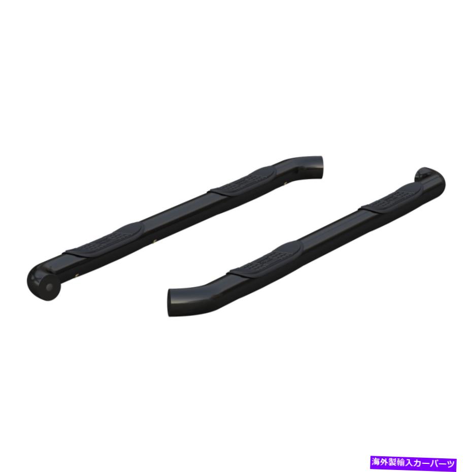 Nerf Bar 牡羊座3インチラウンドセミグロスブラックナーフバーサイドステップ209018 Aries 3 inch Round Semi Gloss Black Nerf Bars Side Steps 209018【並行輸入品】｜Us Custom Parts Shop USDM