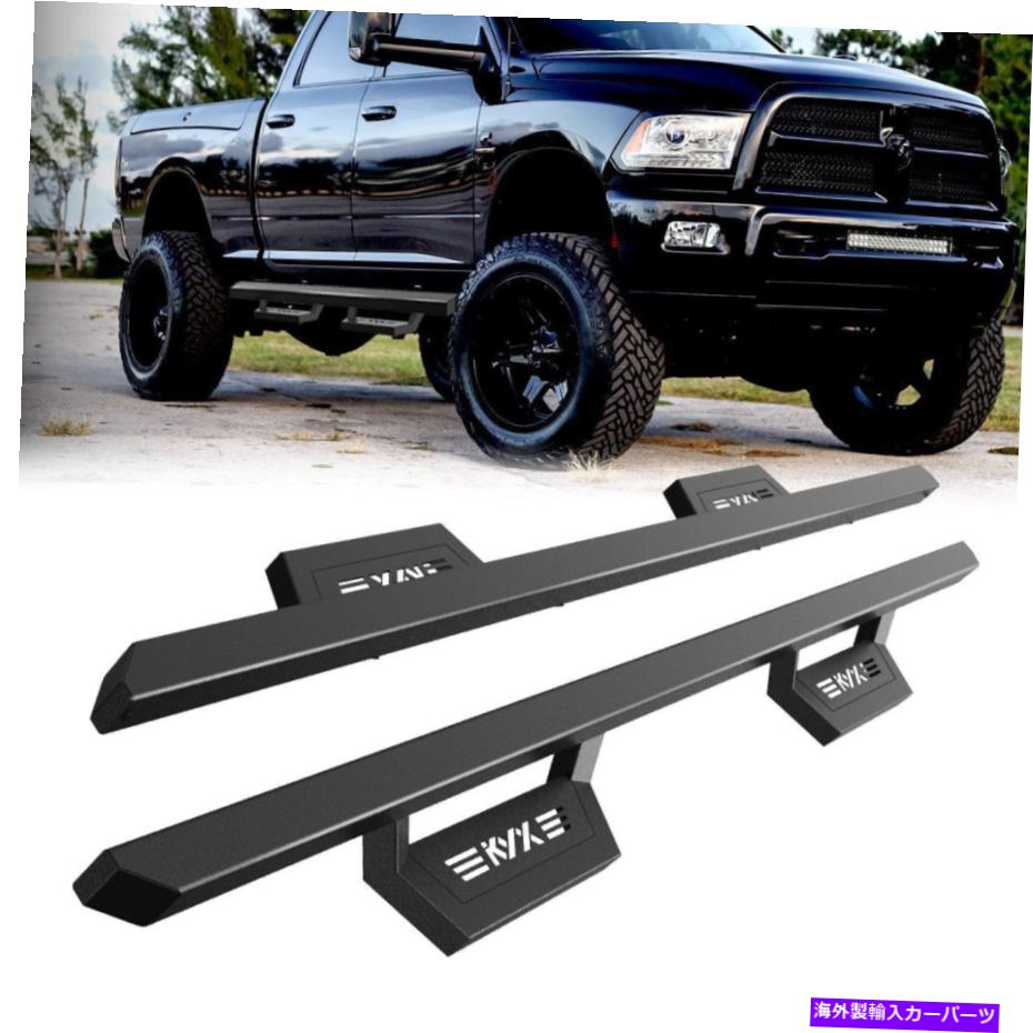 Nerf Bar 07-21トヨタツンドラクルーマックストライアングランニングボードサイドステップナーフバーマット For 07-21 Toyota Tundra Crew MAX Triangle Running Board Side Step Nerf Bar matte【並行輸入品】