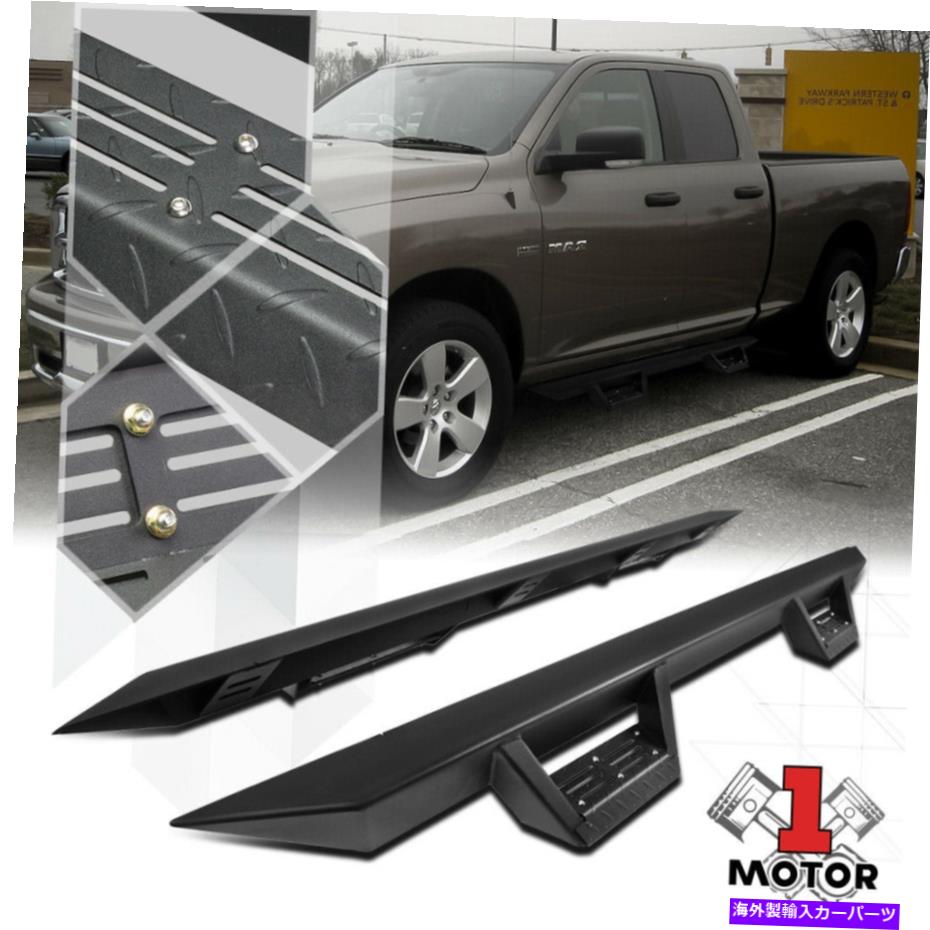 Nerf Bar ブラックナーフバー3 "サイドドロップステップ09-20 RAM 1500 ext/Quad Cabのランニングボード Black Nerf Bar 3" Side Drop Step Running Board for 09-20 Ram 1500 Ext/Quad Cab【並行輸入品】｜Us Custom Parts Shop USDM