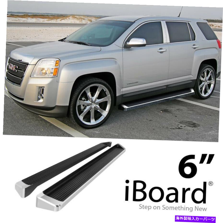 Nerf Bar iboardランニングボード6インチフィット10-17シボレーエクイノックスGMC地形 iBoard Running Boards 6 inches Fit 10-17 Chevy Equinox GMC Terrain【並行輸入品】|Us Custom Parts Shop USDM