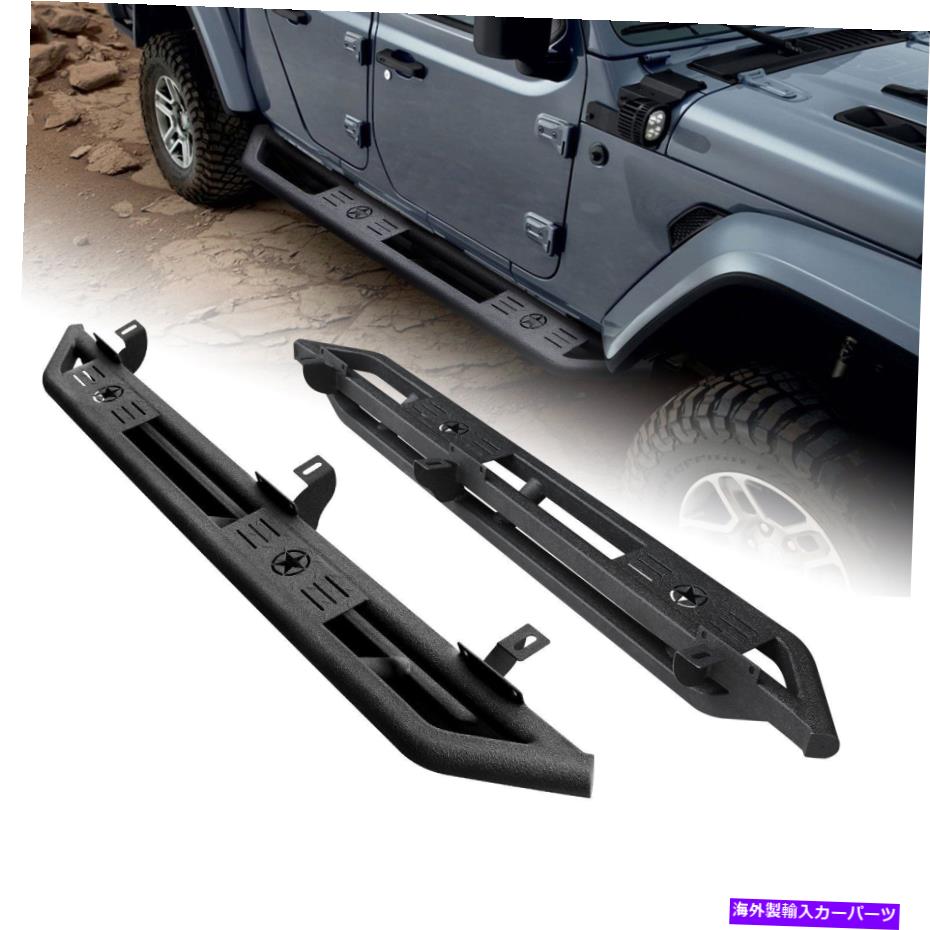 Nerf Bar 2007-2018のジープラングラーJK 4ドアランニングボードサイドステップナーフバー For 2007-2018 Jeep Wrangler JK 4 Door Drop Running Boards Side Steps Nerf Bars【並行輸入品】｜Us Custom Parts Shop USDM