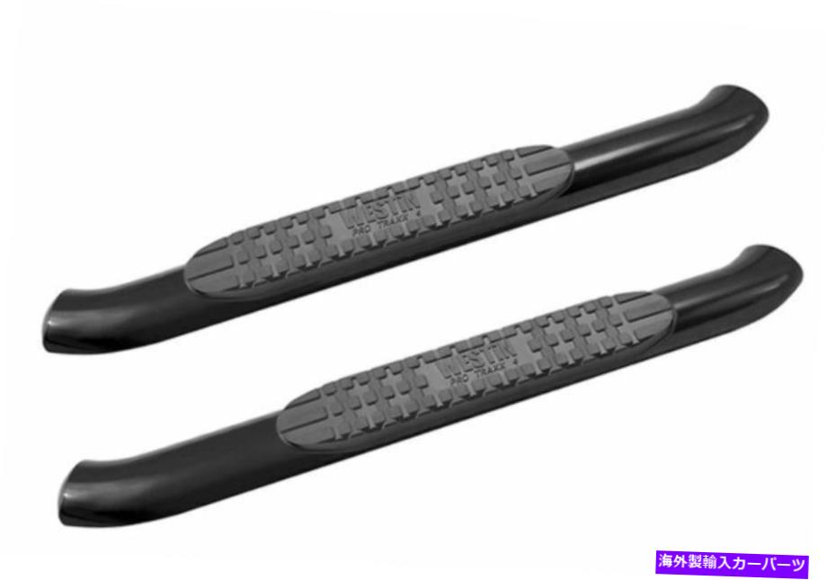 Nerf Bar Westin Black Pro Traxx 4楕円形のnerfステップバー18-20ラングラーJl 2ドア Westin Black PRO TRAXX 4 Oval Nerf Step Bars for 18-20 Wrangler JL 2 Door【並行輸入品】