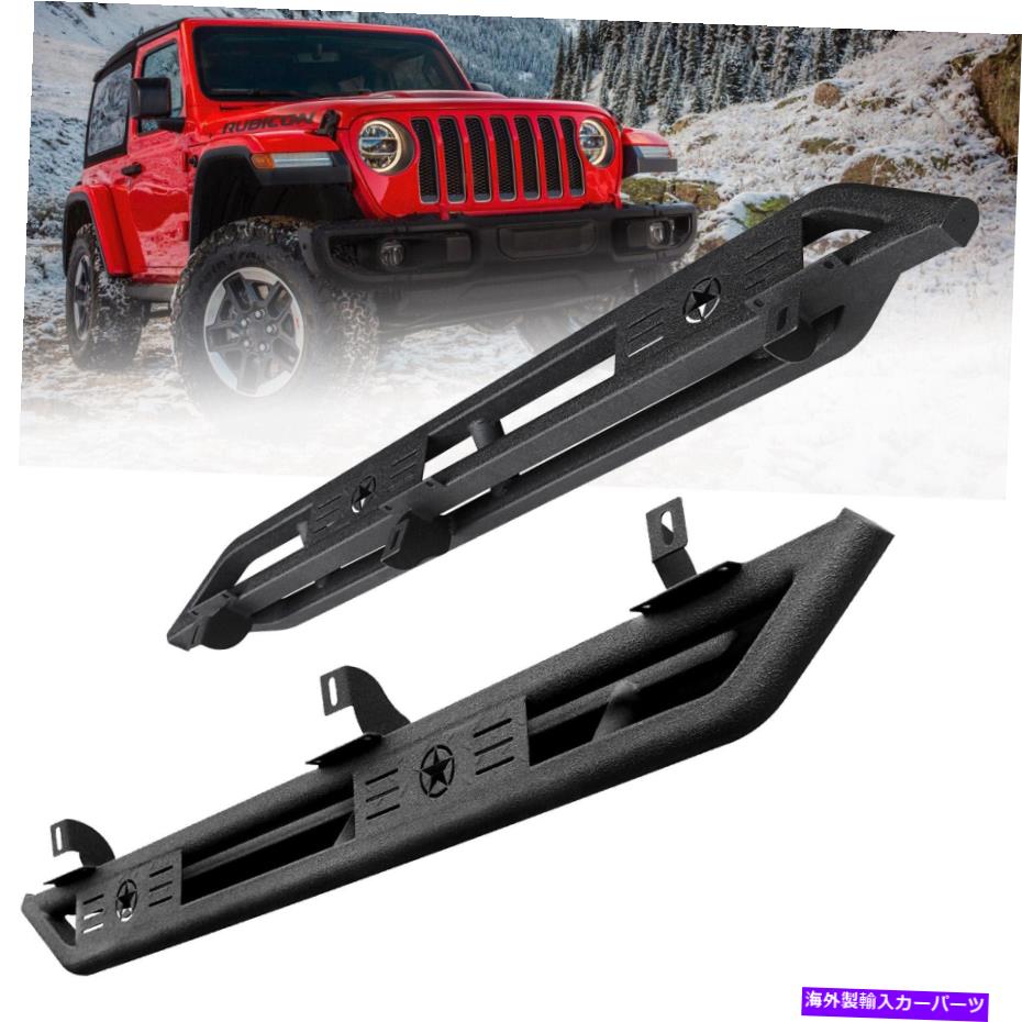 Nerf Bar 2007-2018のランニングボードサイドステップジープラングラーJK 4ドアナーフバー Running Boards Side Steps for 2007-2018 Jeep Wrangler JK 4 Door Nerf Bars US【並行輸入品】|Us Custom Parts Shop USDM