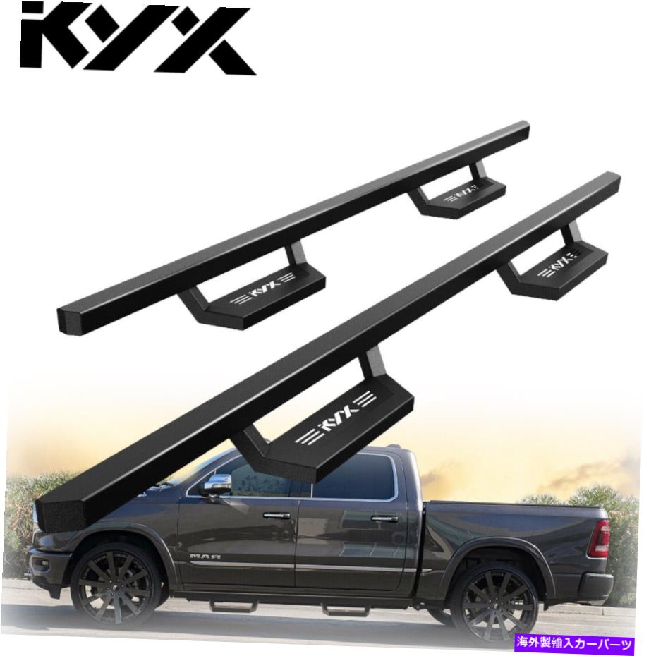 Nerf Bar 2019-2020 Dodge Ram 1500クルーキャブランニングボードサイドステップNERFバー For 2019-2020 Dodge Ram 1500 Crew Cab Running Board Side Steps Nerf bars【並行輸入品】