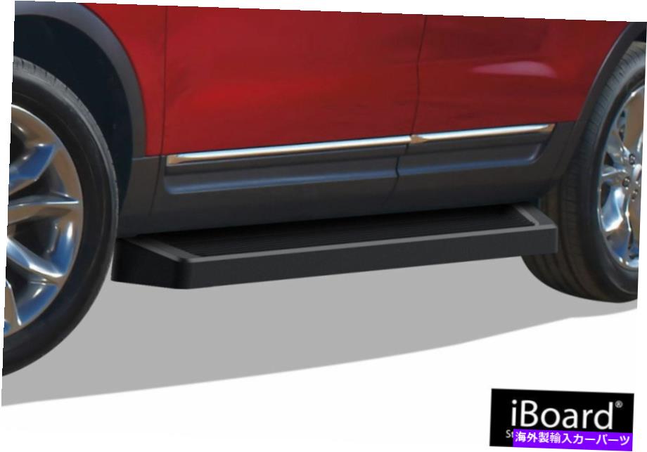 Nerf Bar プレミアム6 "ブラックiboardサイドステップは11-19フォードエクスプローラー4ドアに適合します Premium 6" Black iBoard Side Steps Fit 11-19 Ford Explorer 4-Door【並行輸入品】｜Us Custom Parts Shop USDM