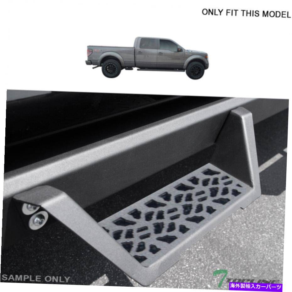 Nerf Bar 15-21 F150/17+ F250 SuperCrew 5 "楕円形のサイドステップNERFバー-MatteBLKのトップライン Topline For 15-21 F150/17+ F250 SuperCrew 5" Oval Side Step Nerf Bars -Matte Blk【並行輸入品】｜Us Custom Parts Shop USDM