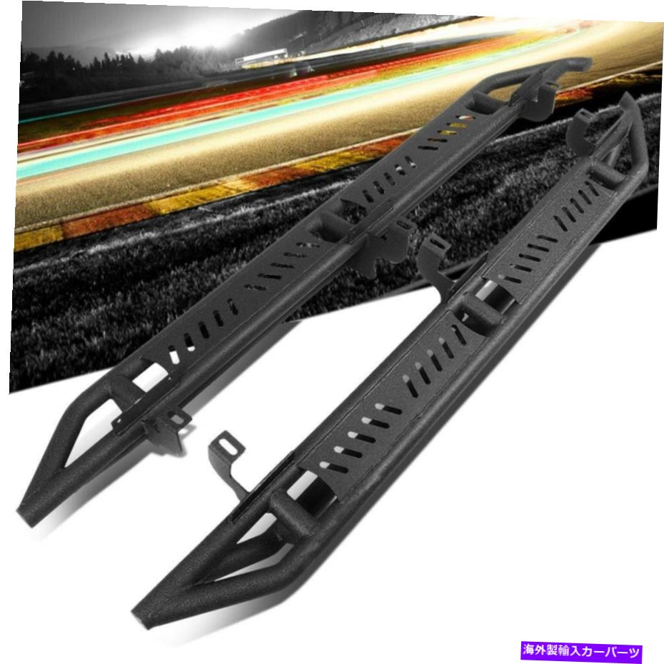 Nerf Bar 6 "ワイドステップブラックランニングボードステップnerf bar for 18+ wrangler Unlimited 4dr Jl 6" Wide Step Black Running Board Step Nerf Bar For 18+ Wrangler Unlimited 4Dr JL【並行輸入品】｜Us Custom Parts Shop USDM