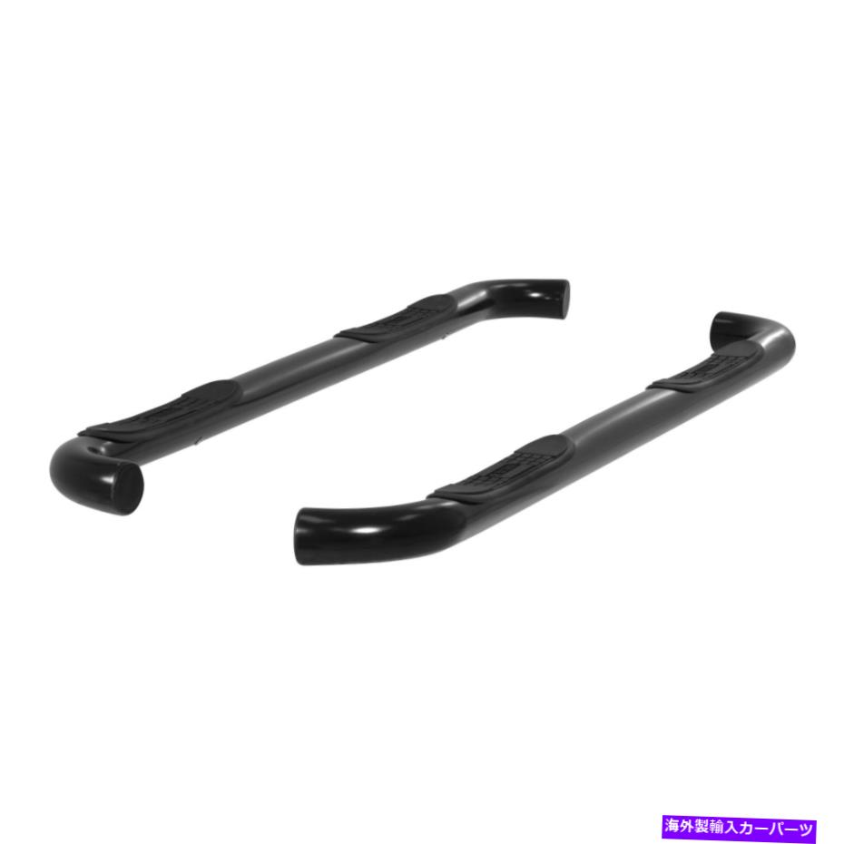 Nerf Bar 牡羊座3インチラウンドブラックナーフバーサイドステップパート213044 Aries 3in Round Black Nerf Bars Side Steps Part 213044【並行輸入品】