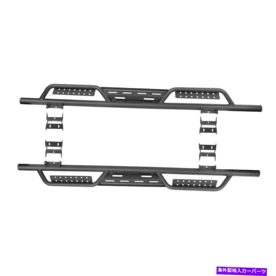 Nerf Bar FIT FORD F-150 2009-2014 4ドア2PCSテクスチャスチールワイドドロップサイドステップ交換 Fit Ford F-150 2009-2014 4 Door 2Pcs Textured Steel Wide Drop Side Step Replaced【並行輸入品】