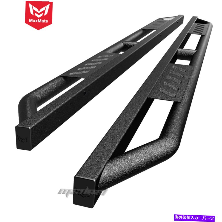 Nerf Bar マックスメイトサイドステップテクスチャブラックナーフバーフィット07-18ラングラーJK 4ドア MaxMate Side Steps Textured Black Nerf Bars Fit 07-18 Wrangler JK 4 Door【並行輸入品】