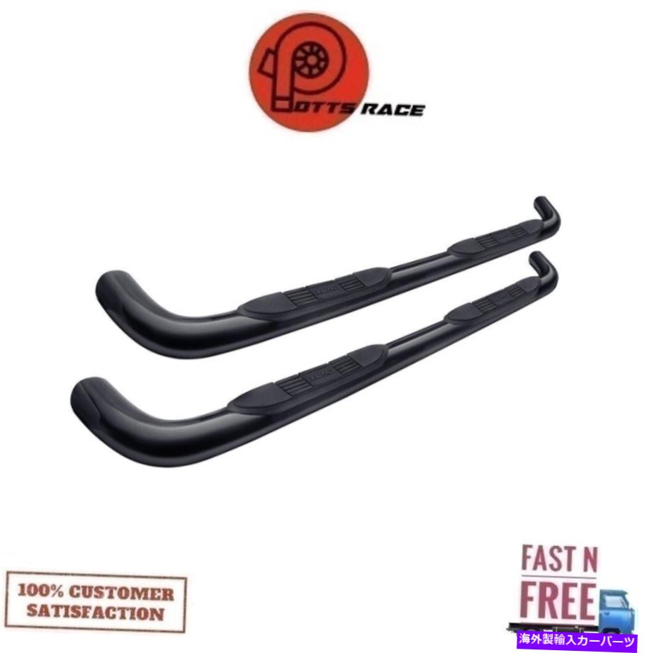 Nerf Bar Lund 23440360 4in楕円形の湾曲した鋼のnerf bars for 15-22コロラドキャニオン Lund 23440360 4in Oval Curved Steel Nerf Bars Black For 15-22 Colorado Canyon【並行輸入品】