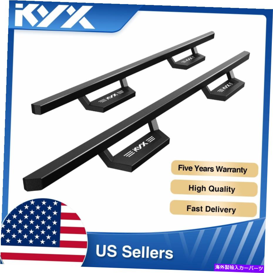 Nerf Bar Kyx for 2019-2020 Dodge Ram 1500クルーキャブ新しいランニングボードサイドステップnerfバー KYX For 2019-2020 Dodge Ram 1500 Crew Cab New Running Board Side Steps Nerf bars【並行輸入品】