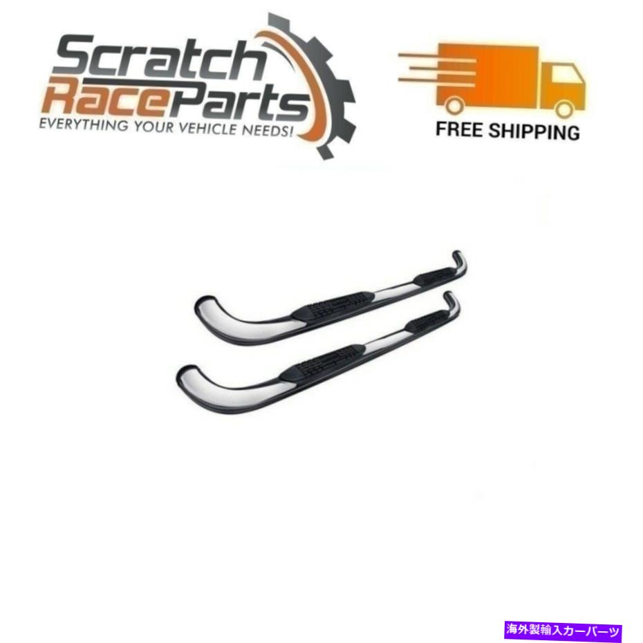 Nerf Bar PROMAXX AUTOMOTIVE CREW CAB 3 ''磨かれたフィット09-16 DODGE RAM ROUND NERF BARS ProMaxx Automotive Crew Cab 3'' Polished Fits 09-16 Dodge Ram Round Nerf Bars【並行輸入品】