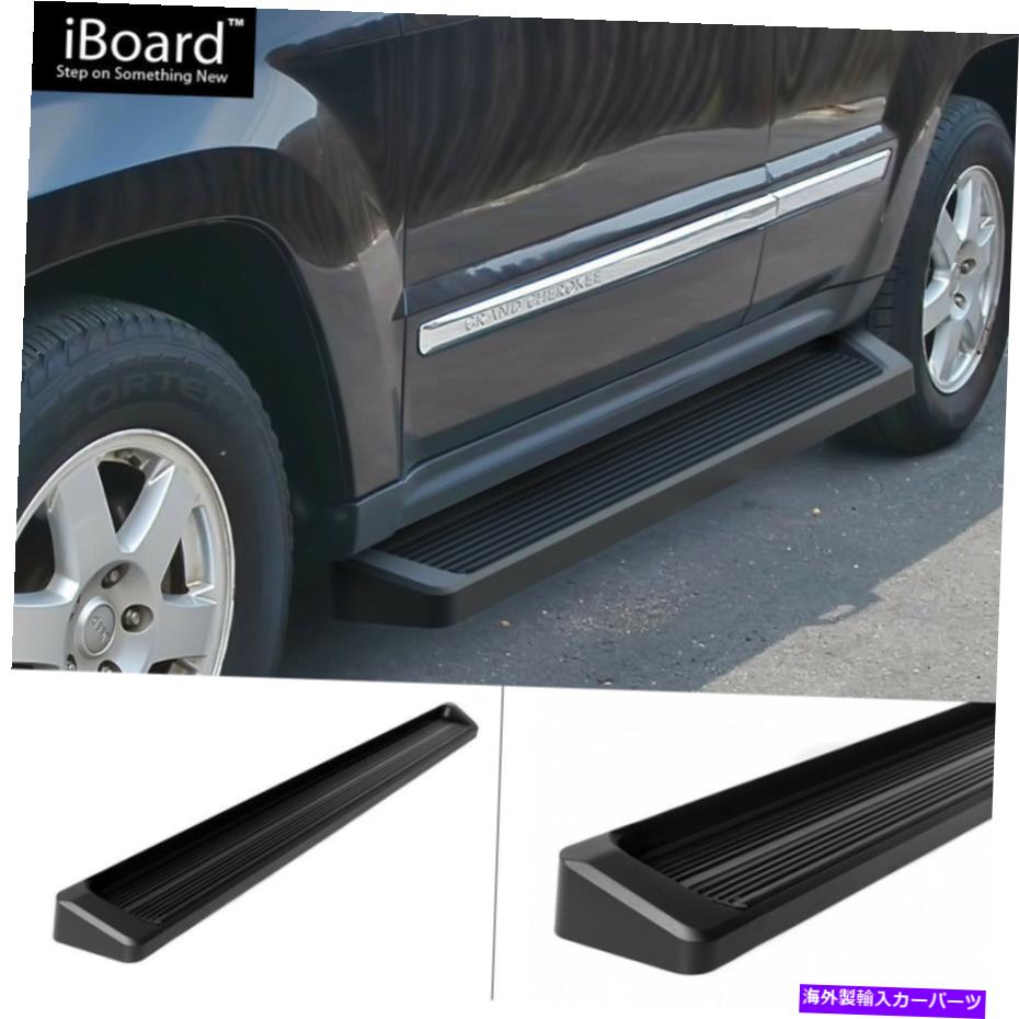 Nerf Bar プレミアム6 "ブラックiboardサイドステップフィット05-10ジープグランドチェロキー /コマンダー Premium 6" Black iBoard Side Steps Fit 05-10 Jeep Grand Cherokee / Commander【並行輸入品】|Us Custom Parts Shop USDM