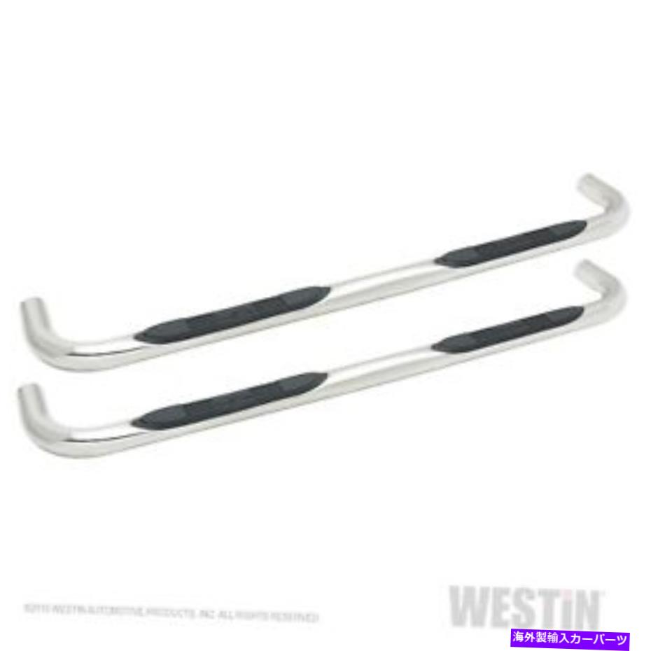 Nerf Bar Westin 23-3930 Eシリーズ3ラウンドナーフステップバー Westin 23-3930 E-Series 3 Round Nerf Step Bars【並行輸入品】