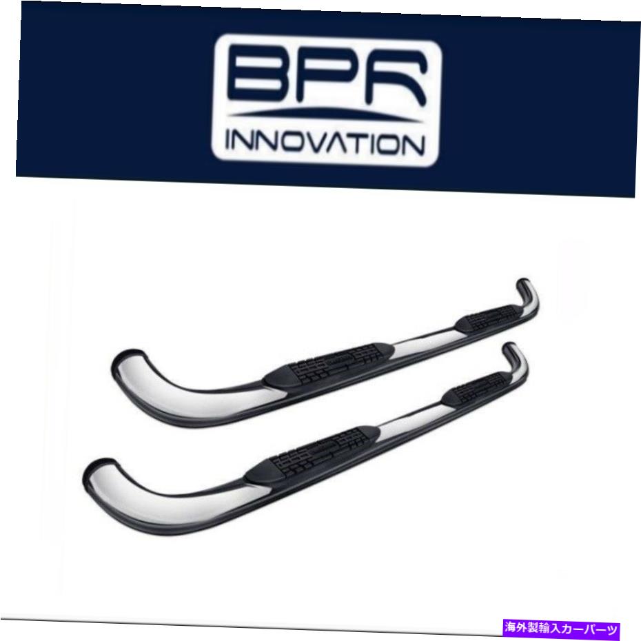 Nerf Bar 02-08のPROMAXX AUTOMOTIVE DODGE RAM QUAD CAB 3 ''洗練された丸いnerfバー ProMaxx Automotive For 02-08 Dodge Ram Quad Cab 3'' Polished Round Nerf Bars【並行輸入品】