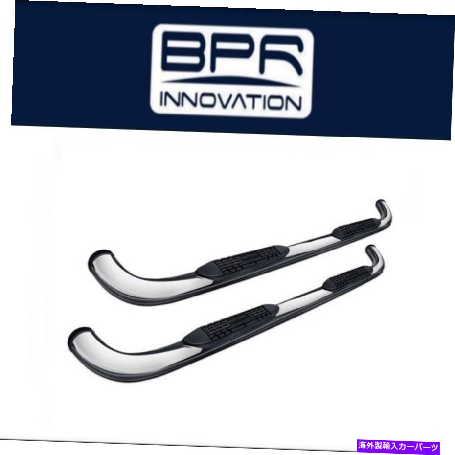 Nerf Bar 99-16シルバラード/シエラ3 ''洗練された丸いナーフバーのPROMAXX AUTOMOTIVE ProMaxx Automotive For 99-16 Silverado/Sierra 3'' Polished Round Nerf Bars【並行輸入品】