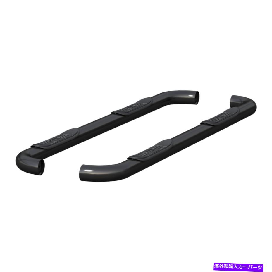 Nerf Bar 牡羊座3インチラウンドセミグロスブラックナーフバーサイドステップ215041 Aries 3 inch Round Semi Gloss Black Nerf Bars Side Steps 215041【並行輸入品】