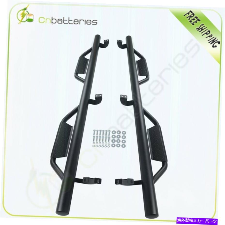 Nerf Bar トヨタタコマダブルキャブ2005-2020ネルフバーランニングボードサイドステップ Fit For Toyota Tacoma Double Cab 2005-2020 Nerf Bars Running Boards Side Steps【並行輸入品】
