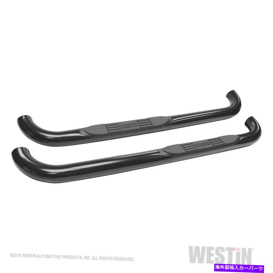 Nerf Bar ウェスティン23-3925 Eシリーズ3ラウンドナーフステップバー Westin 23-3925 E-Series 3 Round Nerf Step Bars【並行輸入品】