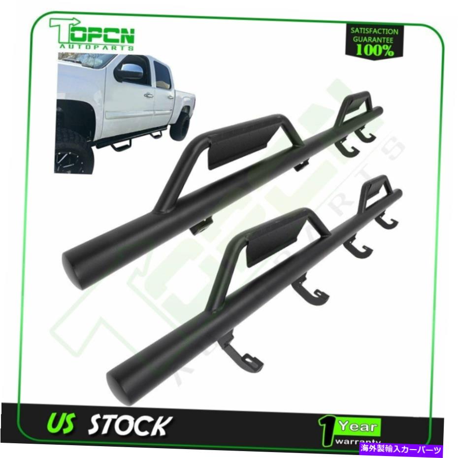 Nerf Bar ランニングボードフィット2007-2018 2016 2017 GMC Sierra Crew Cab Nerf Barsサイドステップ Running Boards Fits 2007-2018 2016 2017 GMC Sierra Crew Cab Nerf Bars Side Steps【並行輸入品】｜Us Custom Parts Shop USDM