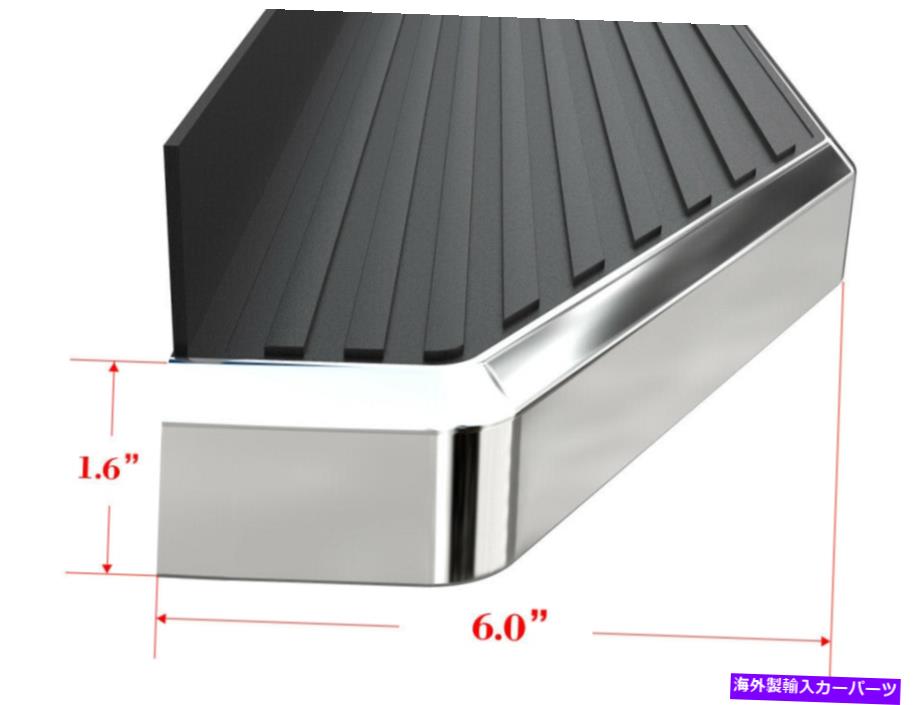 Nerf Bar 磨き磨き6 "Iboardサイドステップナーフバーフィット04-06トヨタツンドラダブルキャブ Polished 6" iBoard Side Step Nerf Bar Fit 04-06 Toyota Tundra Double Cab【並行輸入品】|Us Custom Parts Shop USDM