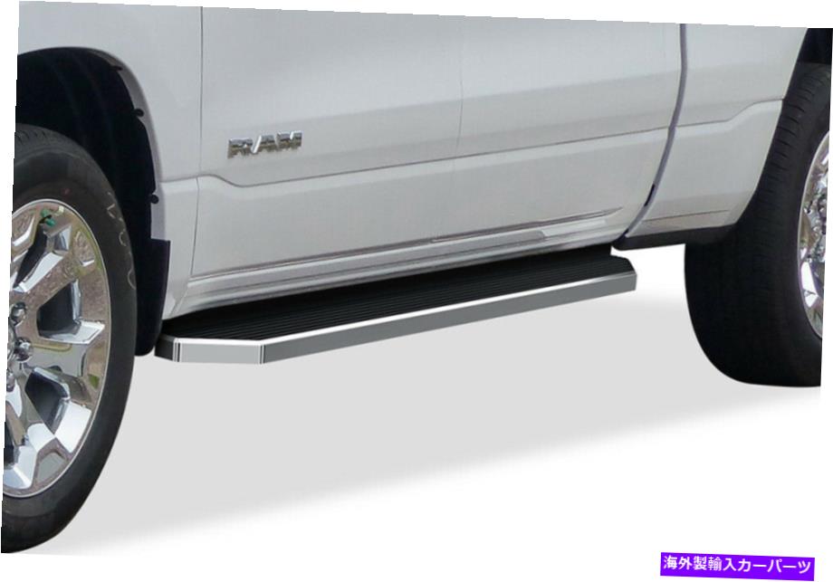Nerf Bar 磨き洗浄6インチのサイドステップナーフバーフィット19-22ダッジラム1500クルーキャブ Polished 6" iBoard Side Step Nerf Bar Fit 19-22 Dodge Ram 1500 Crew Cab【並行輸入品】|Us Custom Parts Shop USDM