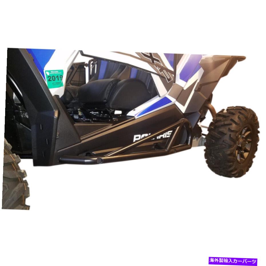 Nerf Bar ムースレーシングナーフバー - ブラック-RZR2シーター| 1004-BK Moose Racing Nerf Bars - Black - RZR 2-Seater | 1004-BK【並行輸入品】