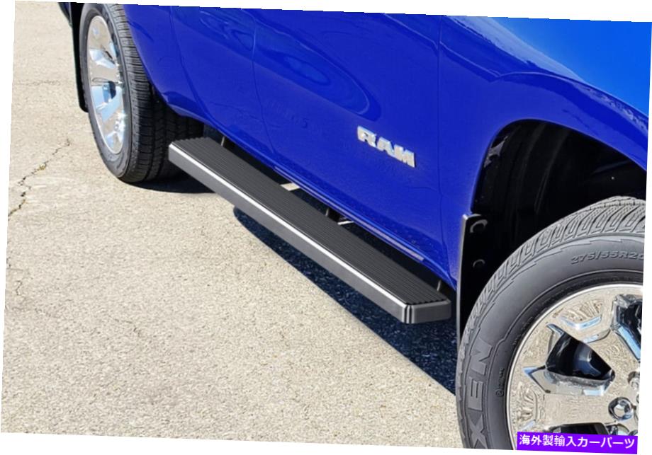 Nerf Bar iboard洗練されたステンレス鋼のnerfバーは19-22ダッジラム1500クルーキャブフィット iBoard Polished Stainless Steel Nerf Bars Fit 19-22 Dodge Ram 1500 Crew Cab【並行輸入品】