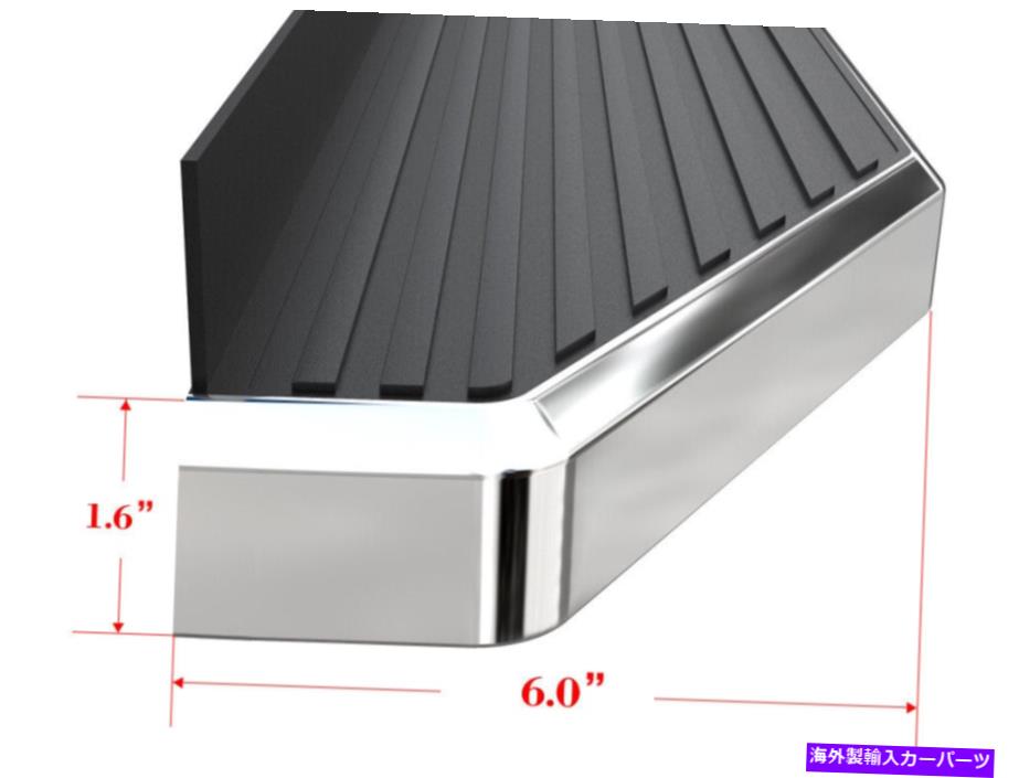 Nerf Bar 磨き磨き6 "IBOARDサイドステップナーフバーフィット04-14フォードF150スーパーキャブ Polished 6" iBoard Side Step Nerf Bar Fit 04-14 Ford F150 Super Cab【並行輸入品】|Us Custom Parts Shop USDM