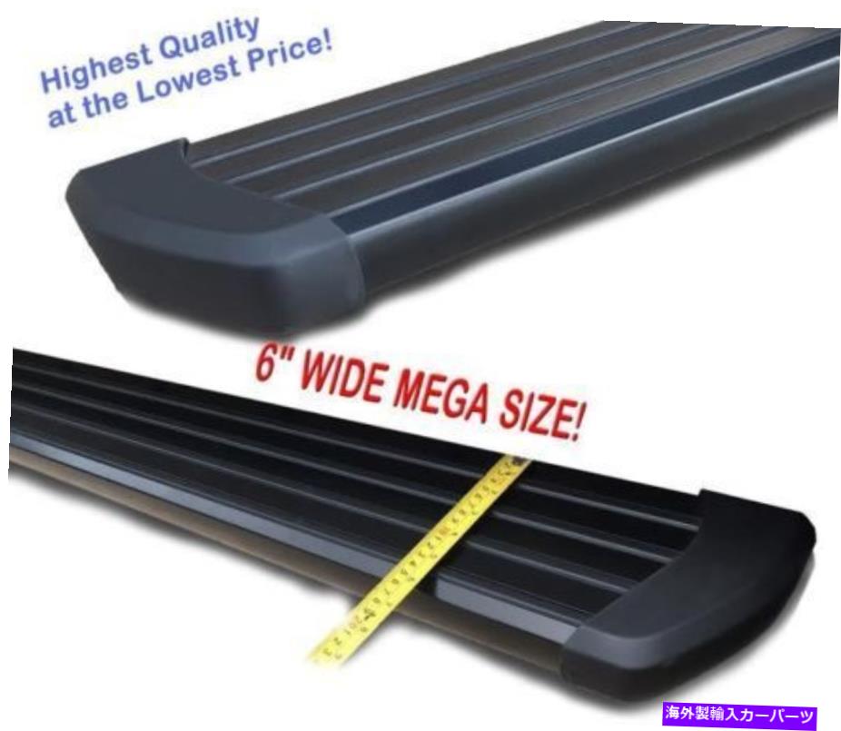 Nerf Bar フィット04-14フォードF-150クルーキャブ6 "ブラックランニングサイドステップボードnerfバー Fits 04-14 Ford F-150 Crew Cab 6" Black Running Side Step Boards Nerf Bars【並行輸入品】｜Us Custom Parts Shop USDM