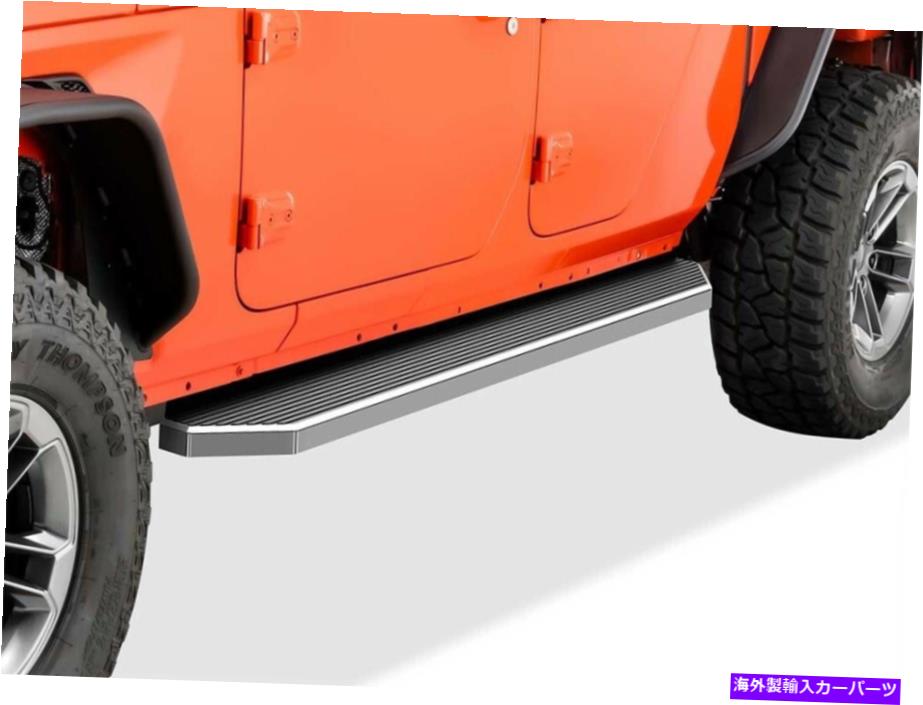 Nerf Bar 磨き洗浄6インチのサイドステップnerfバーフィット20-22ジープグラディエータークルーキャブ Polished 6" iBoard Side Step Nerf Bar Fit 20-22 Jeep Gladiator Crew Cab【並行輸入品】｜Us Custom Parts Shop USDM 108,570円