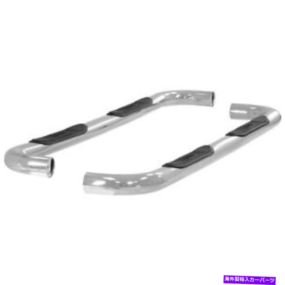 Nerf Bar 204001-2牡羊座2つのnerfバーのセットシボレーシボレーC1500ペア用 204001-2 Aries Set of 2 Nerf Bars New Polished for Chevy Chevrolet C1500 Pair【並行輸入品】
