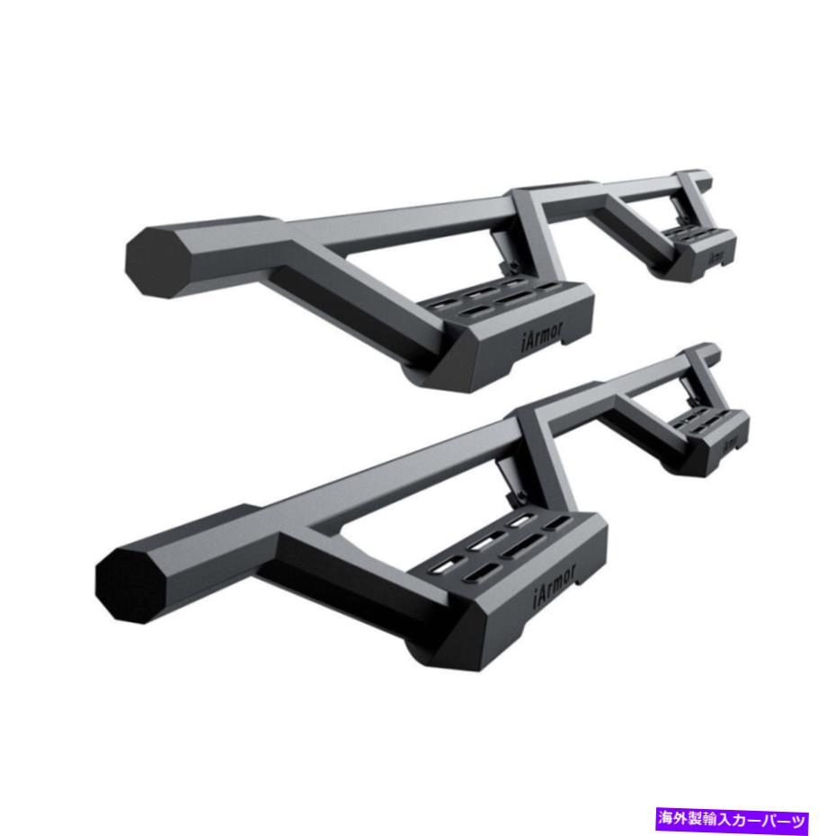 Nerf Bar IARMORステンレススチールドロップアーマーフィット19-22シボレーシルバラードGMCシエラクルーキャブ iArmor Stainless Steel Drop Armor Fit 19-22 Chevy Silverado GMC Sierra Crew Cab【並行輸入品】