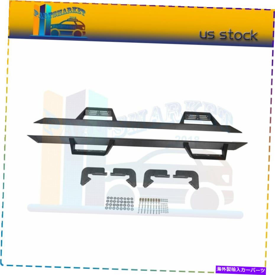 Nerf Bar 2015-2021 2020フォードF-150クルーキャブランニングボードNERFバーサイドステップに適しています Fit For 2015-2021 2020 Ford F-150 Crew Cab Running Boards Nerf Bars Side Steps【並行輸入品】