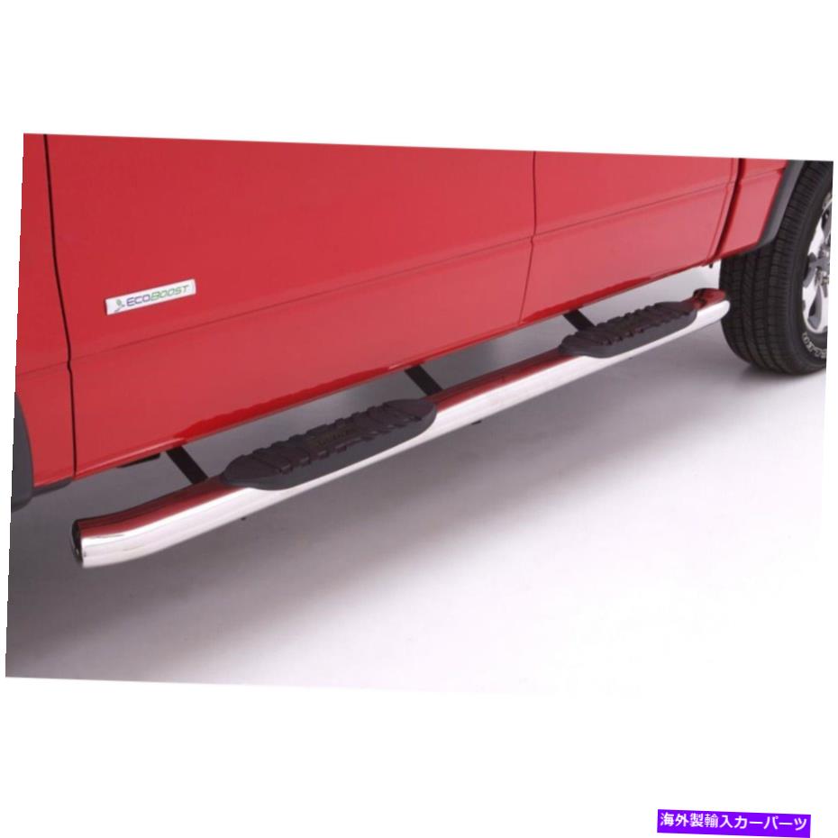 Nerf Bar Lund 23710562 Silverado/Sierra Crew用のステンレス鋼曲線楕円形5 \