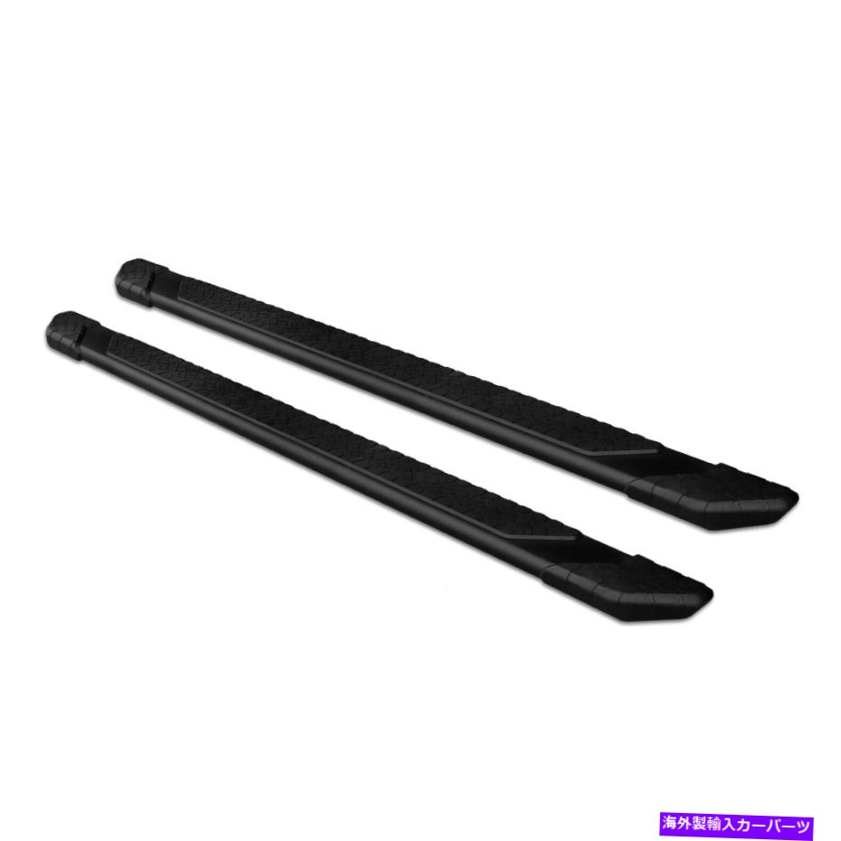 Nerf Bar 5インチブラックトレッドランニングボードサイドステップレールnerfバープレミアムOSA9907BTTS 5in Black Tread Running Boards Side Steps Rails Nerf Bars Premium OSA9907BTTS【並行輸入品】